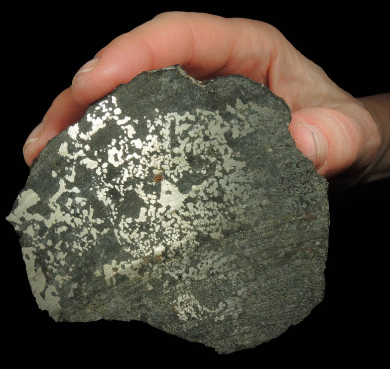 Native Iron from Khungtukun Massif, Krasnoyarsk Krai, Russia