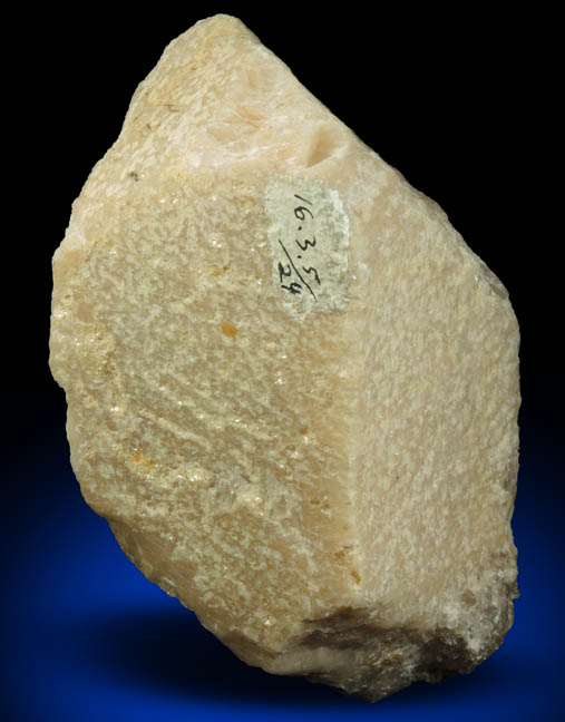 Microcline (Baveno Law Twin) from Brandywine Summit, Chadd's Ford, Delaware County, Pennsylvania