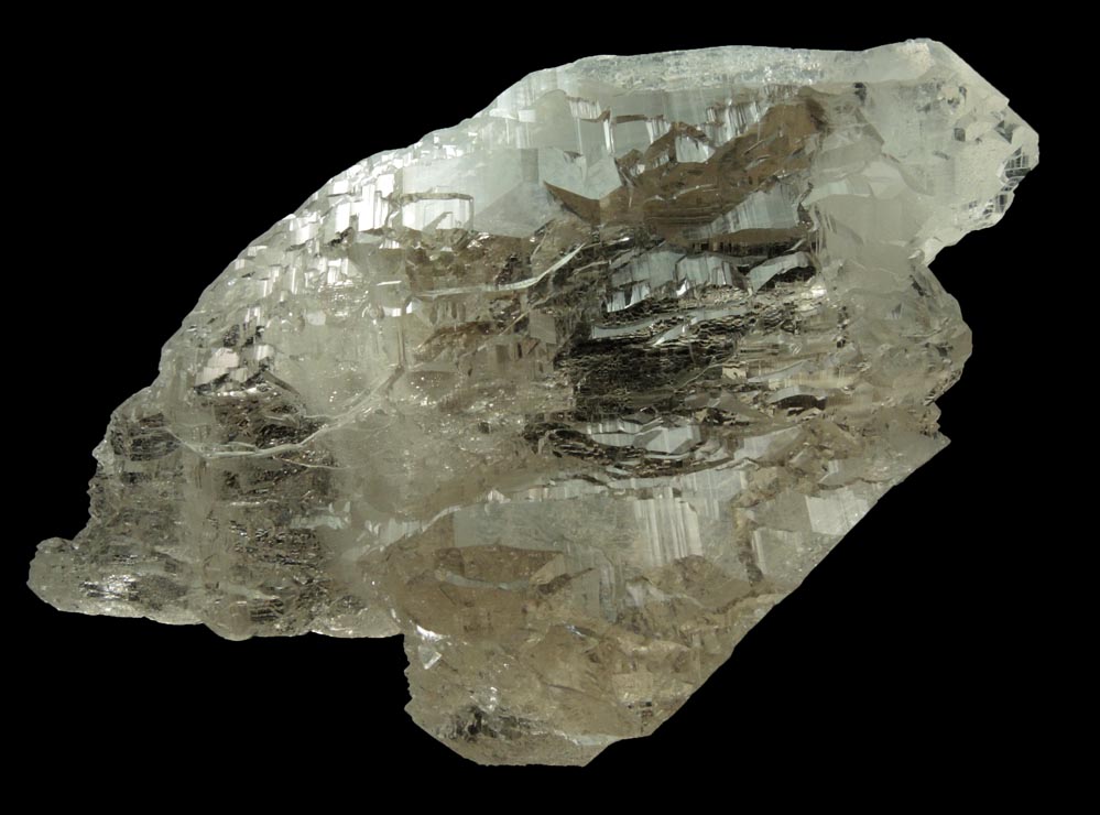 Quartz parallel growth from Hashupi, Shigar Valley, Gilgit-Baltistan, Pakistan