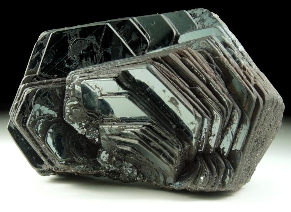 Hematite var. Iron Rose from Congonhas do Campo district, 57 km SSE of Belo Horizonte, Minas Gerais, Brazil