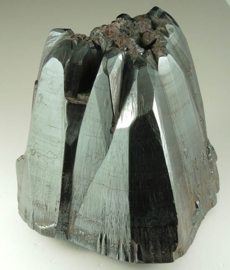 Hematite from Jbel Irhoud (Irhoud Mine), north of Commune Ighoud, 85 km northwest of Marrakesh, Youssoufia Province, Morocco