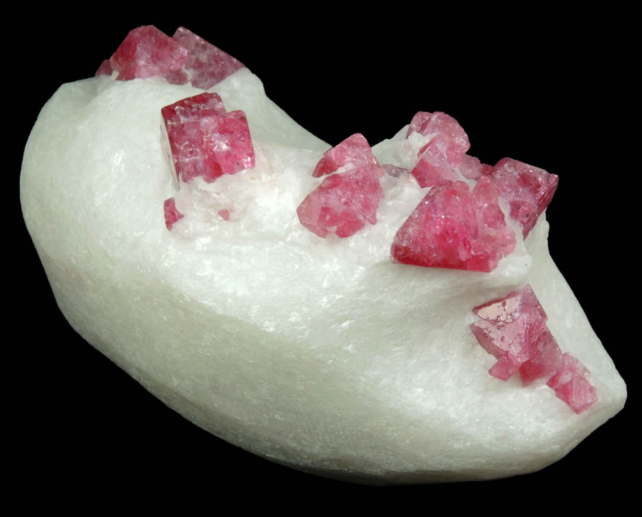 Spinel in marble from Sungate Mine, An Phu, Luc Yen, Yen Bai Province, Vietnam