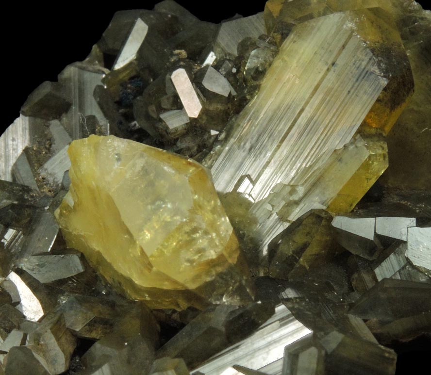 Anglesite with Galena inclusions from Touissit Mine, 21 km SSE of Oujda, Jerada Province, Oriental, Morocco