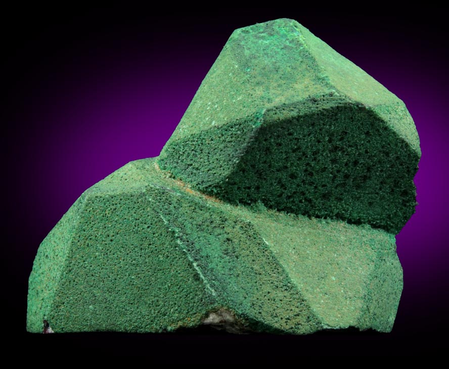 Cuprite with Malachite coating from Onganja Mine, Seeis, Khomas, Namibia