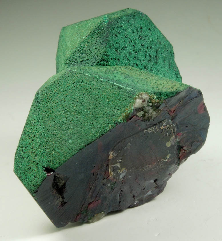 Cuprite with Malachite coating from Onganja Mine, Seeis, Khomas, Namibia