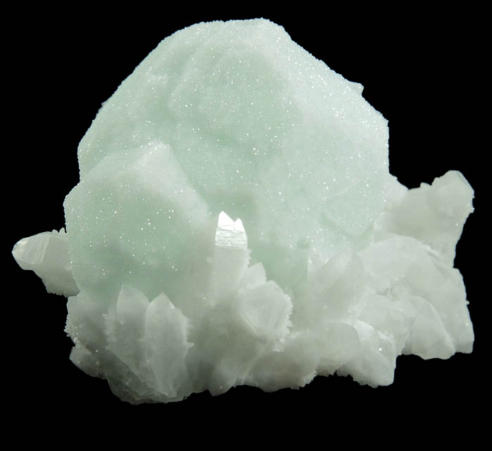 Quartz coating Fluorite on Quartz from Deer Trail Mine, Deer Trail Mountain-Alunite Ridge mining area, 8 km SSW of Marysvale, Piute County, Utah