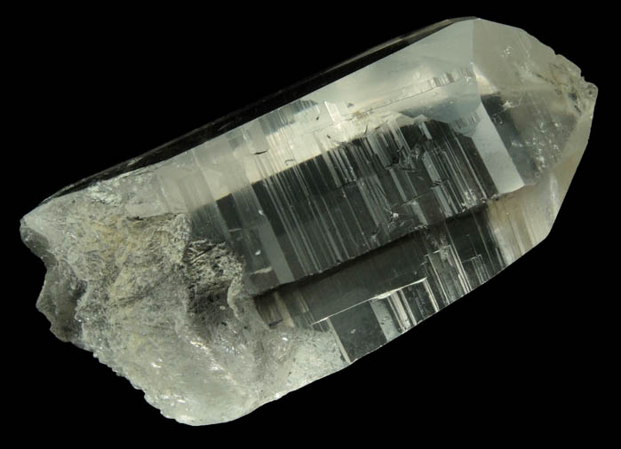 Quartz (Dauphin Law Twinned) from Hashupi, Shigar Valley, Gilgit-Baltistan, Pakistan