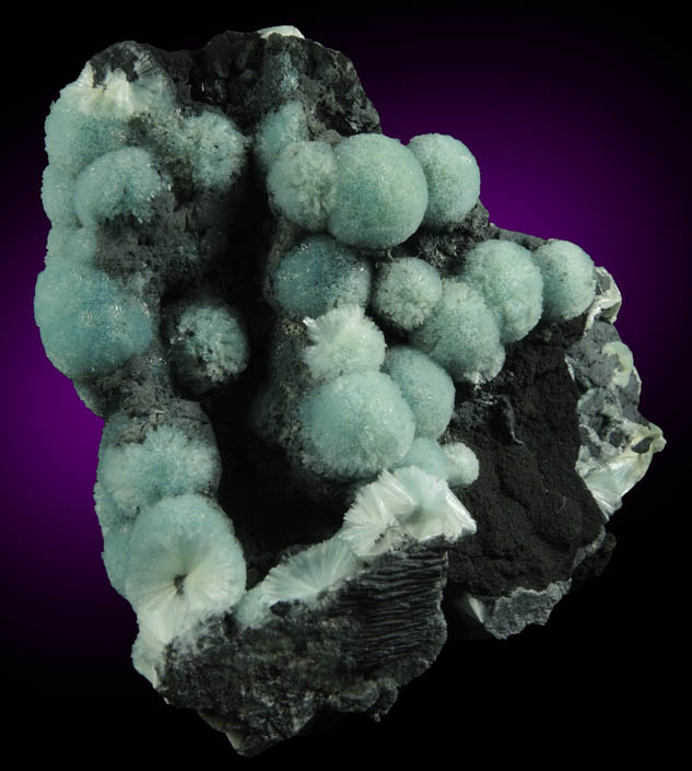 Wavellite from Ballybunnion, County Kerry, Ireland