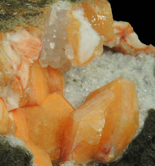 Gmelinite, Analcime, Natrolite from Madman's Window, Glenarm, County Antrim, Northern Ireland (Type Locality for Gmelinite)