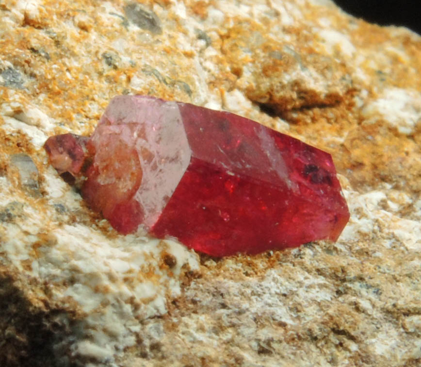 Beryl var. Red Beryl from Rex Harris' Ruby Violet claim, Wah Wah Mountains, Beaver County, Utah