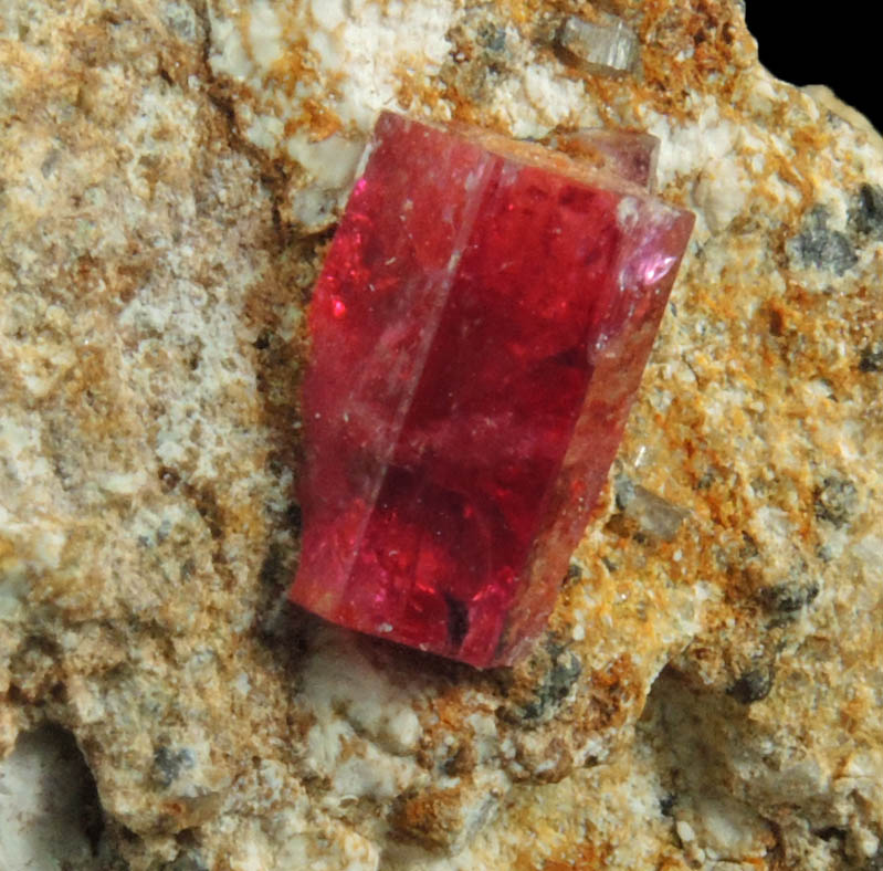 Beryl var. Red Beryl from Rex Harris' Ruby Violet claim, Wah Wah Mountains, Beaver County, Utah