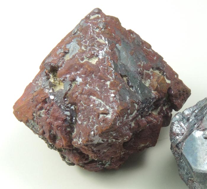 Cuprite with Copper pseudomorph after Cuprite from Rubtovskiy (Rubtsovskoe) District, Rudnyi Altai, Altai Krai, Russia