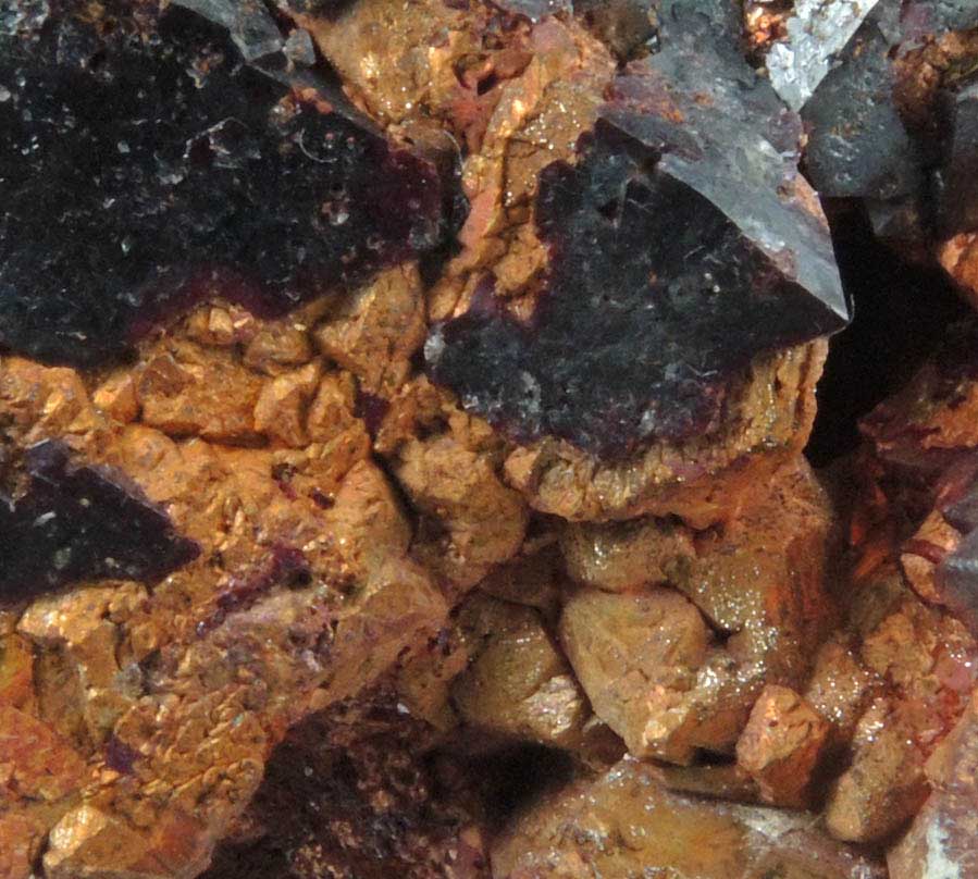 Copper pseudomorphs after Cuprite from Rubtovskiy (Rubtsovskoe) District, Rudnyi Altai, Altai Krai, Russia