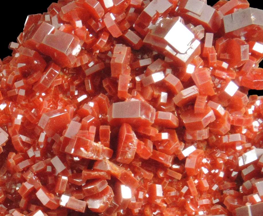 Vanadinite from Mibladen, Haute Moulouya Basin, Zeida-Aouli-Mibladen belt, Midelt Province, Morocco