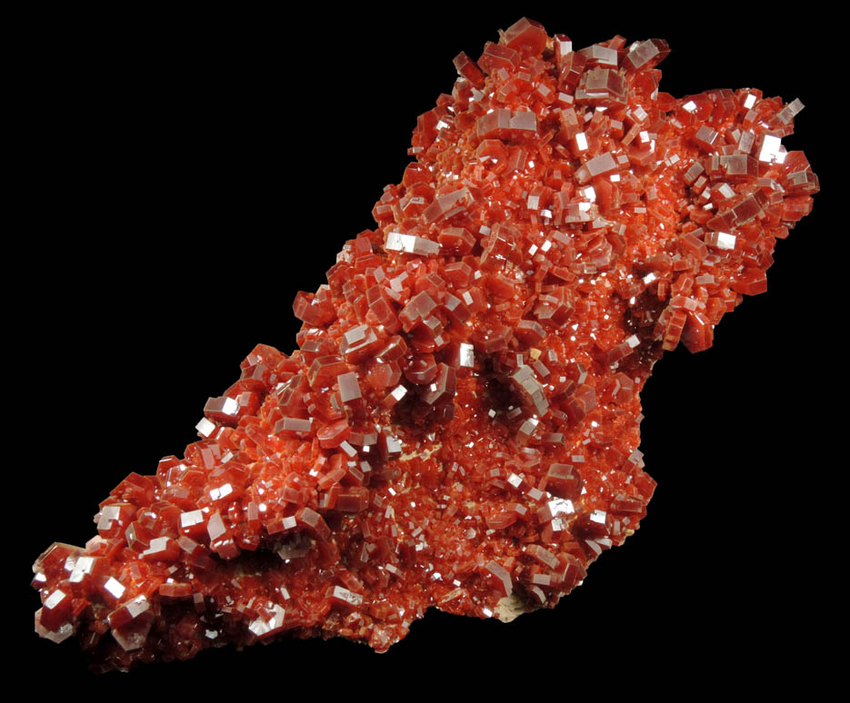 Vanadinite from Mibladen, Haute Moulouya Basin, Zeida-Aouli-Mibladen belt, Midelt Province, Morocco