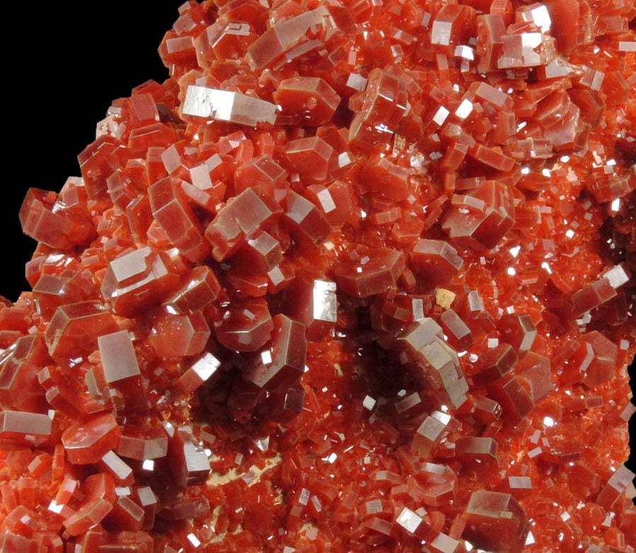 Vanadinite from Mibladen, Haute Moulouya Basin, Zeida-Aouli-Mibladen belt, Midelt Province, Morocco