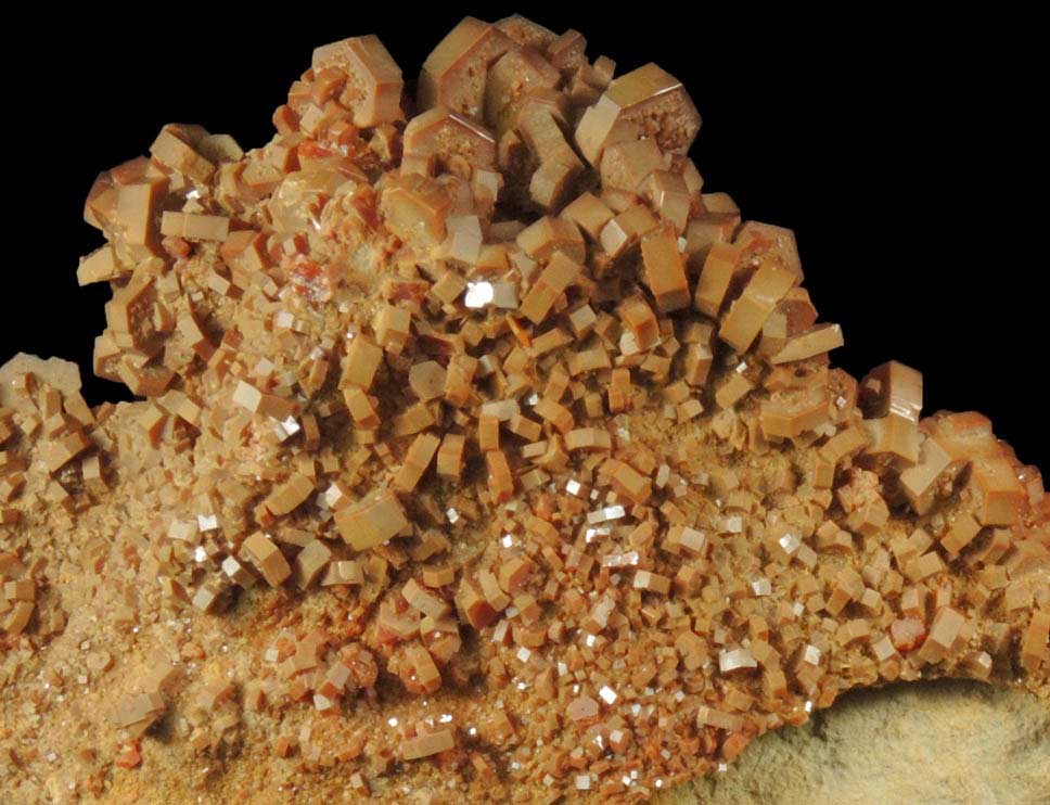 Vanadinite from Mibladen, Haute Moulouya Basin, Zeida-Aouli-Mibladen belt, Midelt Province, Morocco