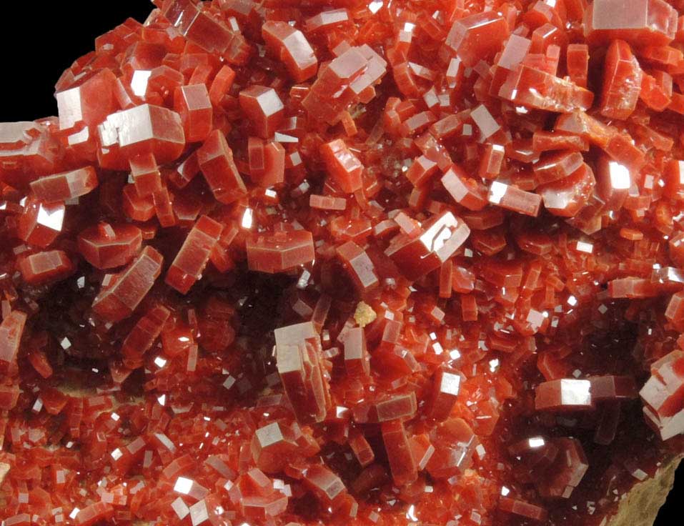 Vanadinite from Mibladen, Haute Moulouya Basin, Zeida-Aouli-Mibladen belt, Midelt Province, Morocco