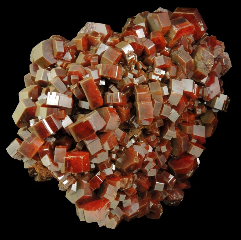 Vanadinite from Mibladen, Haute Moulouya Basin, Zeida-Aouli-Mibladen belt, Midelt Province, Morocco