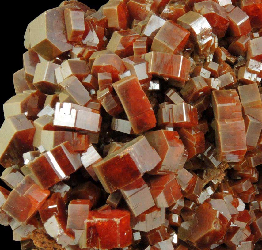 Vanadinite from Mibladen, Haute Moulouya Basin, Zeida-Aouli-Mibladen belt, Midelt Province, Morocco