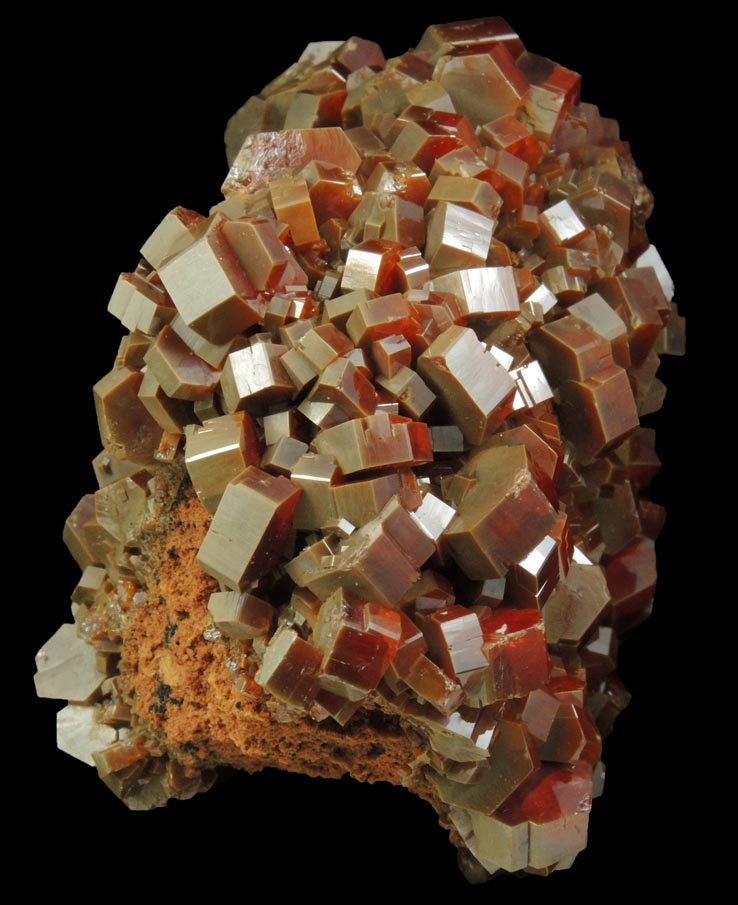 Vanadinite from Mibladen, Haute Moulouya Basin, Zeida-Aouli-Mibladen belt, Midelt Province, Morocco