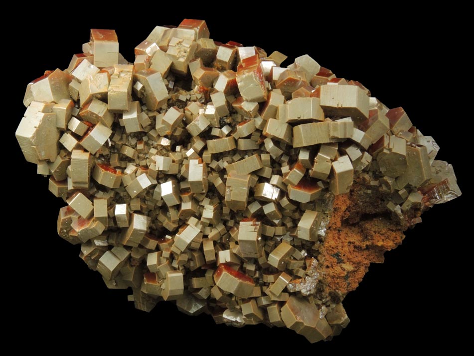 Vanadinite from Mibladen, Haute Moulouya Basin, Zeida-Aouli-Mibladen belt, Midelt Province, Morocco