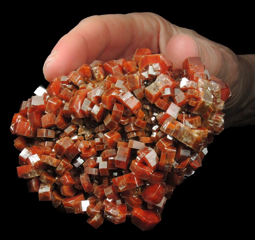 Vanadinite from Mibladen, Haute Moulouya Basin, Zeida-Aouli-Mibladen belt, Midelt Province, Morocco