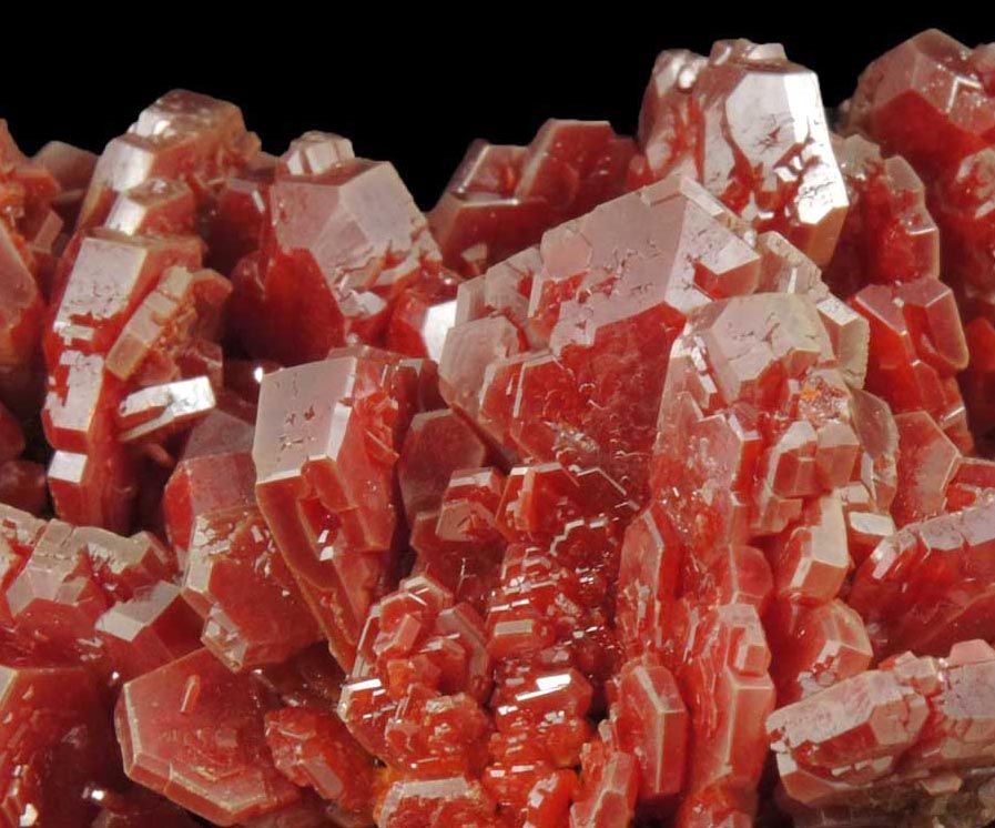 Vanadinite from Mibladen, Haute Moulouya Basin, Zeida-Aouli-Mibladen belt, Midelt Province, Morocco