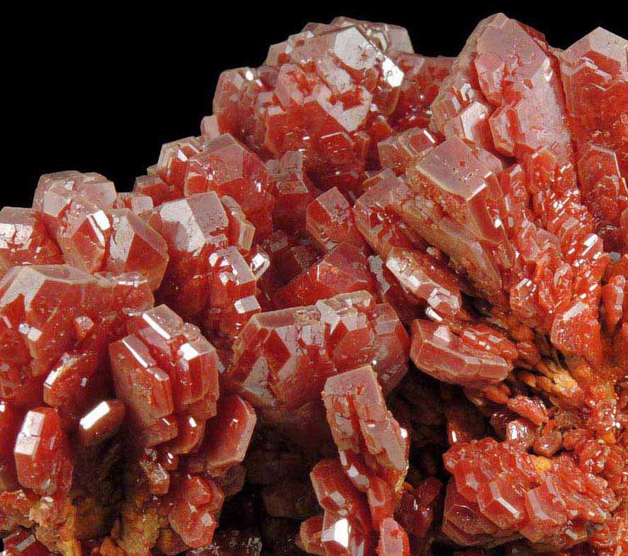 Vanadinite from Mibladen, Haute Moulouya Basin, Zeida-Aouli-Mibladen belt, Midelt Province, Morocco