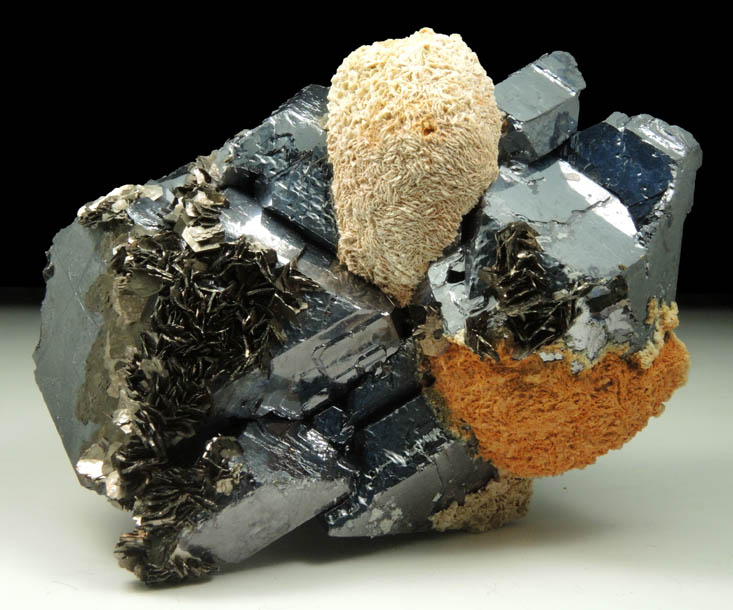 Galena, Pyrrhotite, Siderite from Dalnegorsk, Primorskiy Kray, Russia