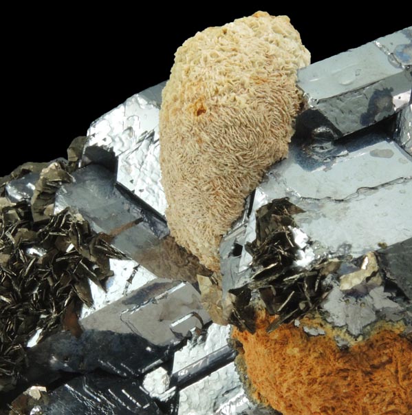 Galena, Pyrrhotite, Siderite from Dalnegorsk, Primorskiy Kray, Russia