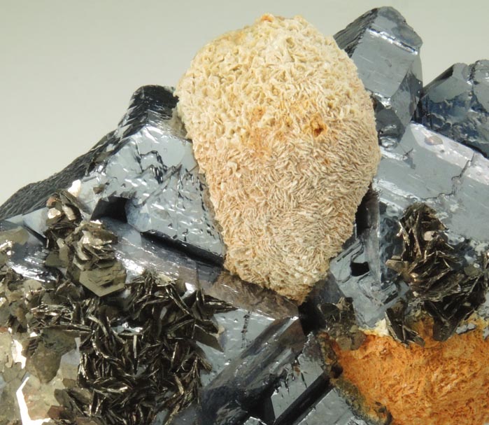 Galena, Pyrrhotite, Siderite from Dalnegorsk, Primorskiy Kray, Russia