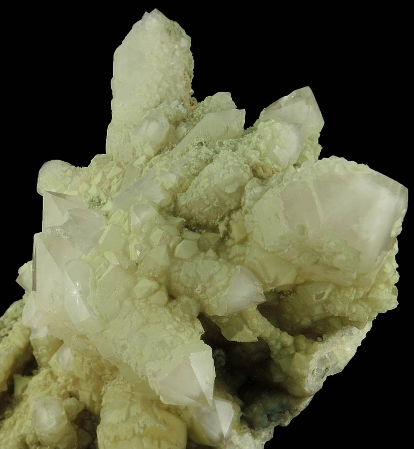 Scorodite on Quartz from Kami Mine, Ayopaya Province, Cochabamba, Bolivia