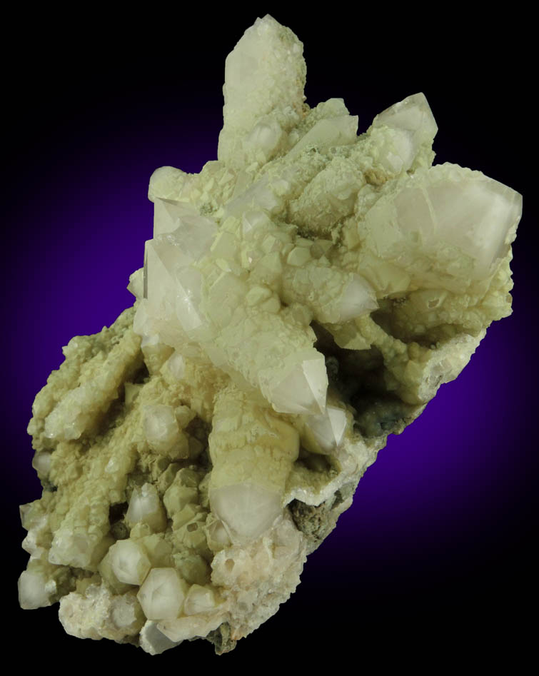 Scorodite on Quartz from Kami Mine, Ayopaya Province, Cochabamba, Bolivia