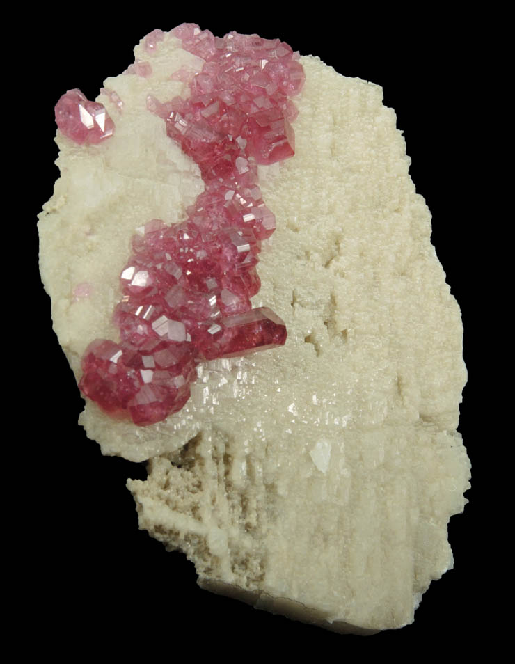 Liddicoatite Tourmaline (Fluor-Liddicoatite) on Microcline from Anjanabonoina, near Antsirab, Betafo District, Vakinankaratra, Madagascar (Type Locality for Liddicoatite = near Antsirab)