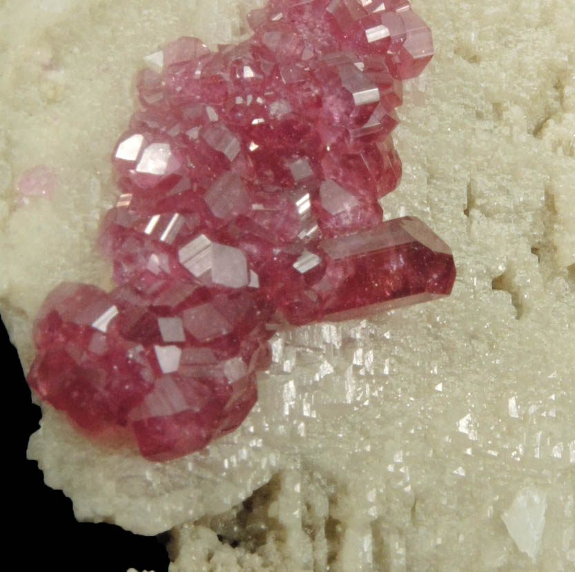 Liddicoatite Tourmaline (Fluor-Liddicoatite) on Microcline from Anjanabonoina, near Antsirab, Betafo District, Vakinankaratra, Madagascar (Type Locality for Liddicoatite = near Antsirab)