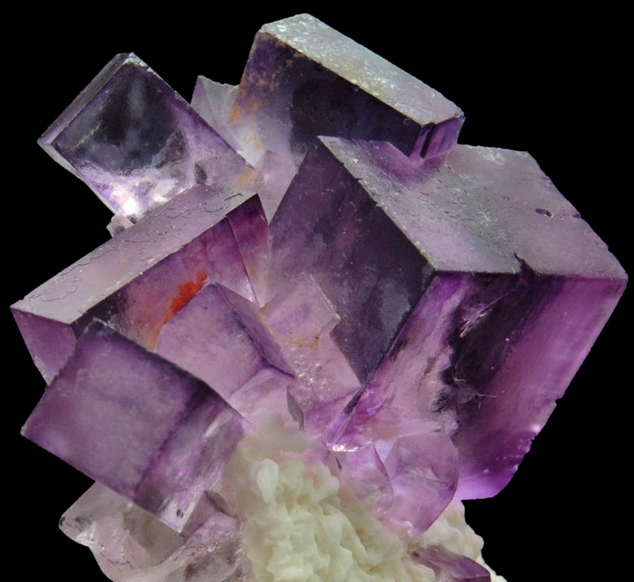 Fluorite on Barite from Caravia-Berbes District, Asturias, Spain