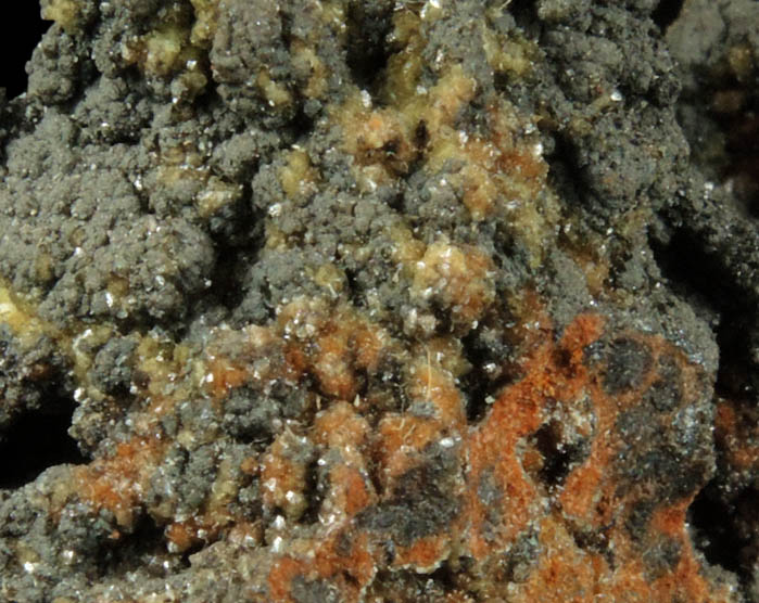 Jarosite from Morenci Mine, Clifton District, Greenlee County, Arizona