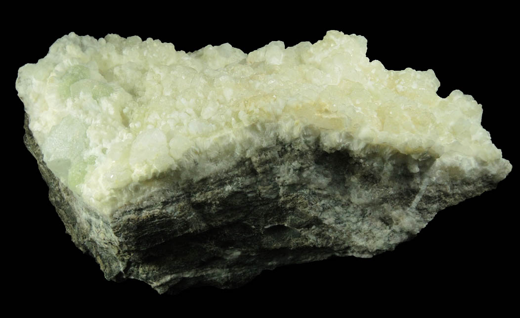 Analcime with Thaumasite and Prehnite from Upper New Street Quarry, Paterson, Passaic County, New Jersey