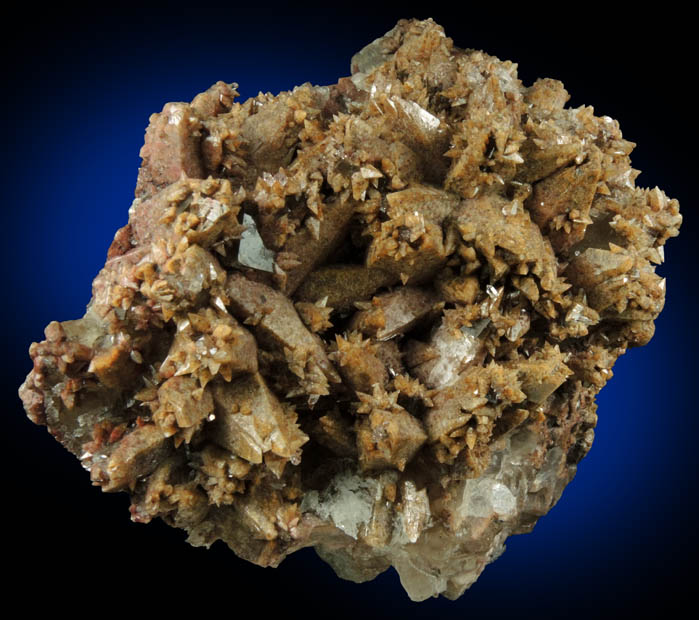 Calcite over Fluorite and Quartz from Santa Eulalia District, Aquiles Serdn, Chihuahua, Mexico