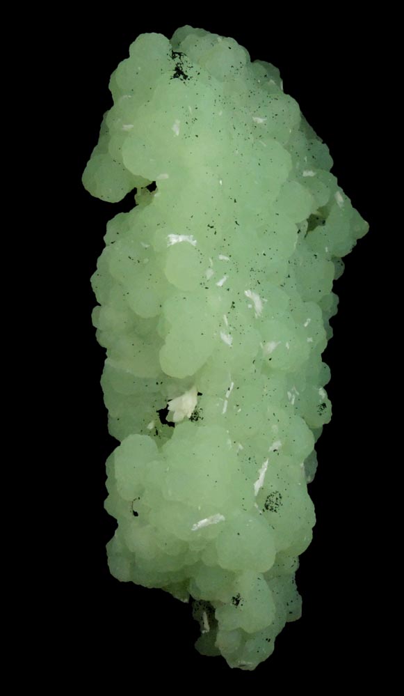 Prehnite pseudomorphs after Anhydrite with Laumontite from Upper New Street Quarry, Paterson, Passaic County, New Jersey