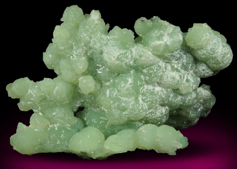 Prehnite pseudomorphs after Anhydrite with Laumontite from Upper New Street Quarry, Paterson, Passaic County, New Jersey