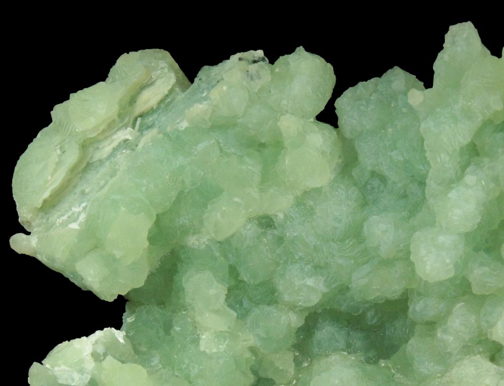 Prehnite pseudomorphs after Anhydrite with Laumontite from Upper New Street Quarry, Paterson, Passaic County, New Jersey