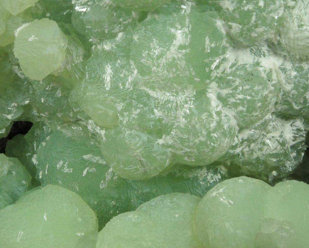 Prehnite pseudomorphs after Anhydrite with Laumontite from Upper New Street Quarry, Paterson, Passaic County, New Jersey