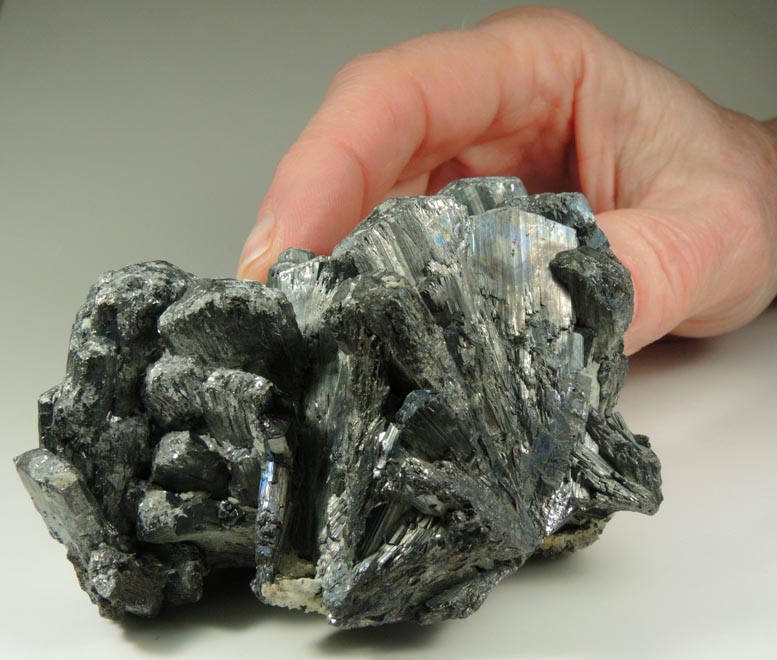 Stibnite from Baiutz, Maramures, Romania