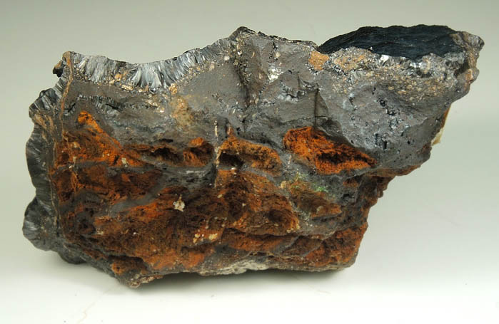 Goethite with minor Quartz from Dongan Hills iron mining district, Staten Island, New York City, Richmond County, New York