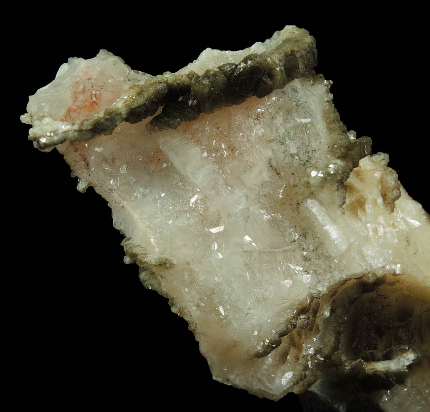 Apophyllite with Chlorite inclusions from Millington Quarry, Bernards Township, Somerset County, New Jersey