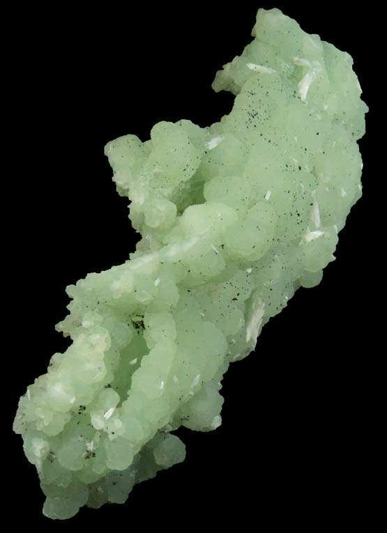 Prehnite pseudomorphs after Anhydrite with Laumontite from Upper New Street Quarry, Paterson, Passaic County, New Jersey