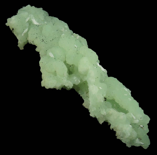 Prehnite pseudomorphs after Anhydrite with Laumontite from Upper New Street Quarry, Paterson, Passaic County, New Jersey