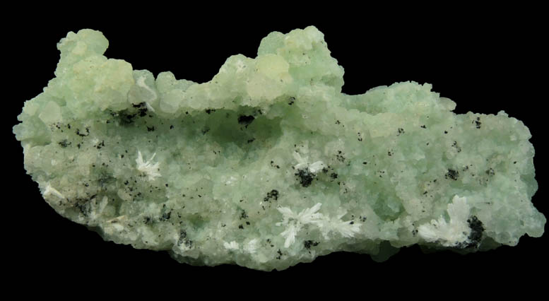 Prehnite pseudomorphs after Anhydrite with Laumontite from Upper New Street Quarry, Paterson, Passaic County, New Jersey